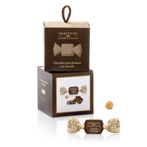Perfetto Cioccolato extrafondente con nocciole - Cubotto...
