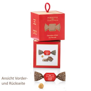 Perfetto Cioccolato al latte con nocciole - Cubotto - 100 g