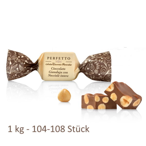 Antica Perfetto Cioccolato Gianduja con nocciole - 1 kg