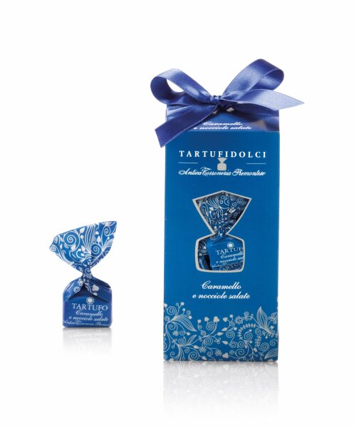 Antica Tartufi Dolci  Caramello e Nocciole Salate I Personalizzabili - 160 g