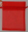 Organzabeutel - rot - 12x15 cm