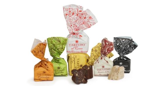 Tartufi dolci und Tartufini von Antica Torroneria Piemontese